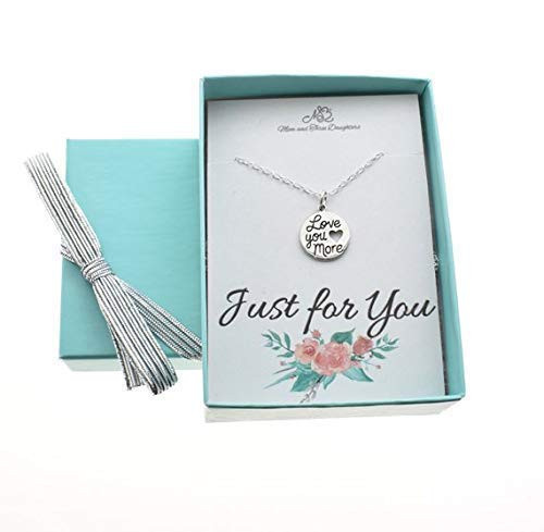 Love You More Gifts for Her. Love You More Necklace. Daughter Gift from Mom. Daughter Gift from Dad. Granddaughter Gift. Love You More Gifts for Her. Love You More Necklace. Daughter Gift from Mom. Daughter Gift from Dad. Granddaughter Gift.