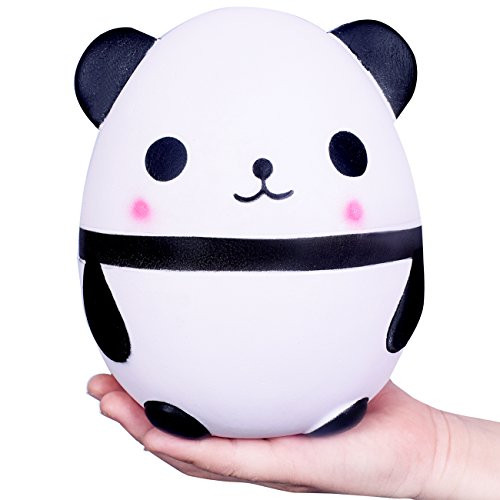 WeYingLe Squishy Jumbo Slow Rising Squishies Panda Car Star Kawaii Squishies Cream Scented Toys for Kids and Adults, Lovely Stress Relief Toy. Big size Panda (6 inch panda)