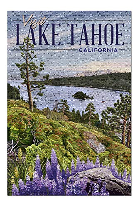 Lantern Press Emerald Bay State Park California - Lake Tahoe 80980 500 Piece Premium Jigsaw Puzzle for Adults and Family 13x19 Lantern Press Emerald Bay State Park California - Lake Tahoe 80980 500 Piece Premium Jigsaw Puzzle for Adults and Family 13x19