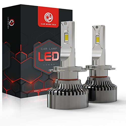 Car Work Box H7 LED Headlight Bulbs 20000LM 120W 6000K Extremely Bright CSP Chips Conversion Kit