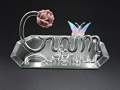 Handmade Blown Glass Butterfly for Grandma - Love for Gram