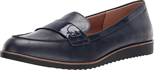 LifeStride womens Zee Loafer Navy 11 Wide US