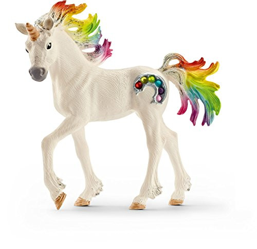 Schleich North America Rainbow Unicorn Foal Toy Figure