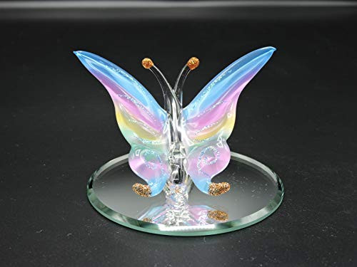 Handmade Large Blown Glass Butterfly