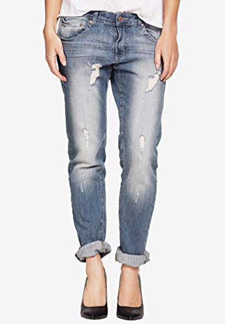 ellos Women s Plus Size Boyfriend Jeans - 20 Distressed