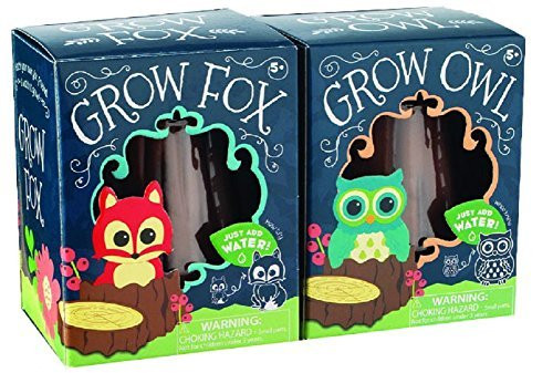 Toysmith Grow Fox & Owl Set