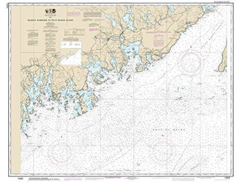 Quoddy Narrows to Petit Manan Island - 2014 Maine Machaisport Jonesport Nautical Map - 80000 AC Custom Reprint ED 3 4 - Chart 1201 13325 Quoddy Narrows to Petit Manan Island - 2014 Maine Machaisport Jonesport Nautical Map - 80000 AC Custom Reprint ED 3 4 - Chart 1201 13325