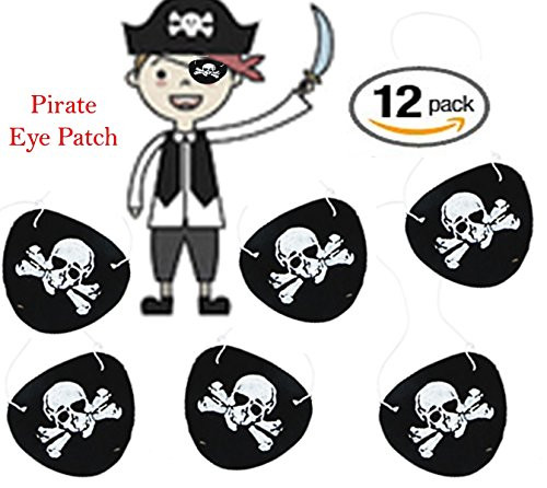 Play Kreative Pirate Eye Patch With Skull & Crossbones