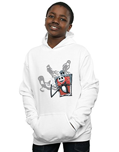 Disney Boys Nightmare Before Christmas Ghosts of Jack Hoodie White 5-6 Years