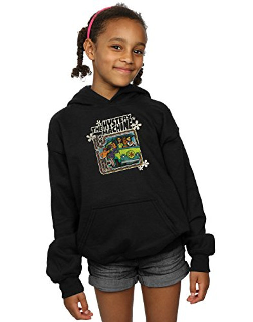 Scooby Doo Girls Mystery Machine Hoodie 5-6 Years Black