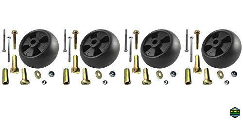 Parts 4 Outdoor 4 Deck Wheels plus 9 PC KIT for John Deere 5X2 A15 AM-116299M111489M11149AM133602