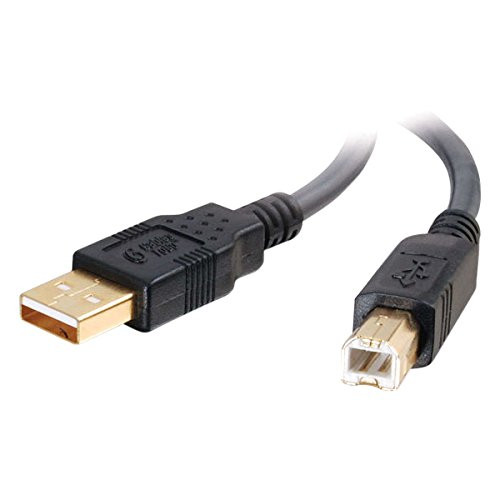 C2G/Cables to Go 29144 USB Cable - Ultima USB 2.0 A/B Cable, Black (16.4 Feet, 5 Meters)