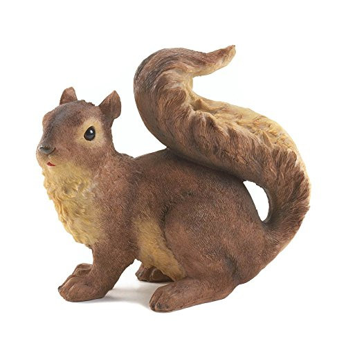 Summerfield Terrace Outdoor Garden Decor Resin Squirrel Statue for Yard and Garden Decorations