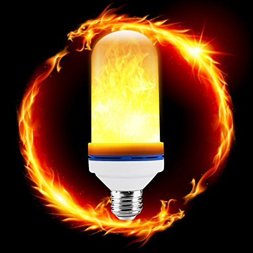 D-FLIFE LED Flame Light, Flickering Fire Effective Bulb E27/E26 Socket| 2835 LED Beads Simulated Decorative Light Atmosphere Lighting Vintage Flaming Light Bulb for Home, Bar, Christmas Decoration Use D-FLIFE LED Flame Light, Flickering Fire Effective Bulb E27/E26 Socket| 2835 LED Beads Simulated Decorative Light Atmosphere Lighting Vintage Flaming Light Bulb for Home, Bar, Christmas Decoration Use