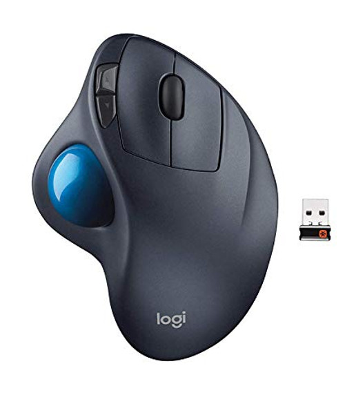 Logitech M570 Trackball - Laser Wireless - Radio Frequency - USB - Scroll Wheel 910-001799