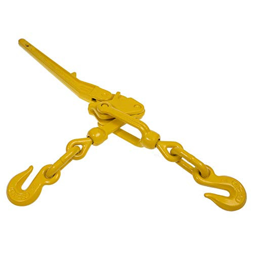 US Cargo Control Heavy Duty 5 16 Inch x 3 8 Inch Recoil-Less Cam Action Lever Chain Load Binder with Grab Hooks - 6600 Working Load Limit US Cargo Control Heavy Duty 5 16 Inch x 3 8 Inch Recoil-Less Cam Action Lever Chain Load Binder with Grab Hooks - 6600 Working Load Limit