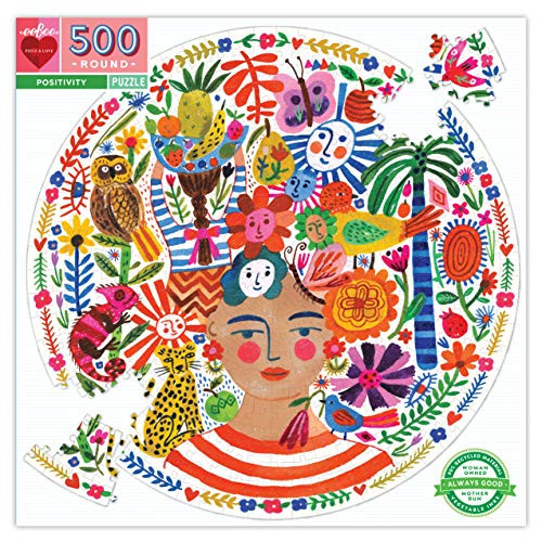Eeboo Puzzle Positivity Round 500 Piece