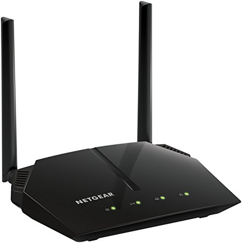 NETGEAR WiFi Router  R6080  - AC1000 Dual Band Wireless Speed  up to 1000 Mbps    Up to 1000 sq ft Coverage  and  15 devices   4 x 10 100 Fast Ethernet ports