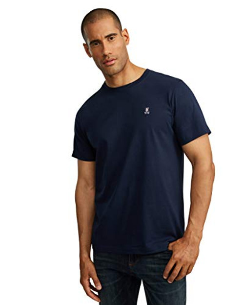 Psycho Bunny Men s Classic Crew Neck Tee Navy