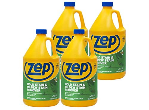 Zep Mold Stain and Mildew Stain Remover 1 Gallon  Case of 4  ZUMILDEW128 Professional Strength