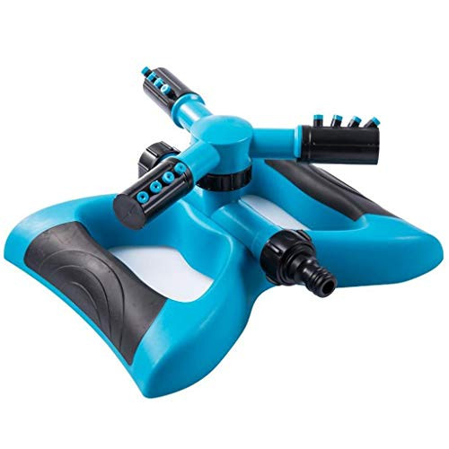 QAZWC-A1 Lawn Sprinkler Garden Sprinkler - Automatic 360 Rotating Adjustable Large Area Water Sprinkler for Kids Yard Irrigation System Oscillating Sprinkler Watering Sprayer Color Blue QAZWC-A1 Lawn Sprinkler Garden Sprinkler - Automatic 360 Rotating Adjustable Large Area Water Sprinkler for Kids Yard Irrigation System Oscillating Sprinkler Watering Sprayer Color Blue