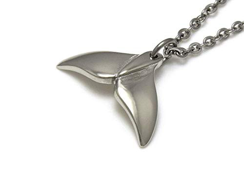 Blue Whale Fin Necklace Handmade Ocean Pendant Animal Jewelry in Pewter Blue Whale Fin Necklace Handmade Ocean Pendant Animal Jewelry in Pewter