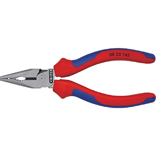 Knipex 08 22 145 Needle-Nose Combination Pliers 571 inch with soft handle