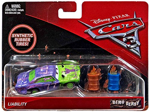 Disney/Pixar Cars 3 Demo Derby Liability with Synthetic Tires Die-Cast Vehicle Disney/Pixar Cars 3 Demo Derby Liability with Synthetic Tires Die-Cast Vehicle
