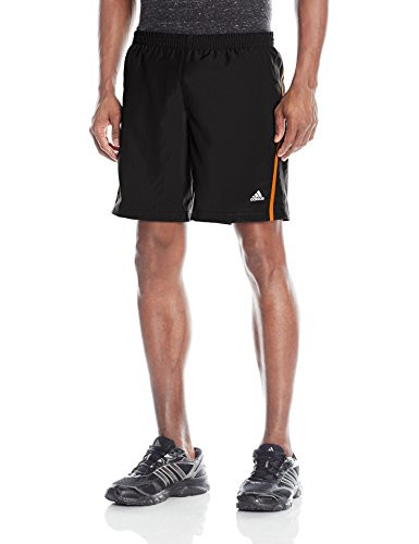 adidas Performance Men s Sequencials Money 7 inch Shorts Black Infrared Medium