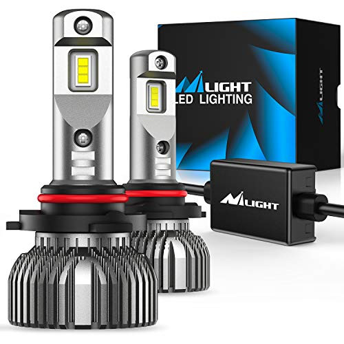Nilight 9005 HB3 LED Headlight Bulbs 70w 14000lm 9005 High Beam Headlight Bulb 6500k 9005 LED Bulb Cool White IP67