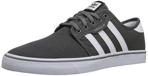 adidas Originals Men s Seeley Running Shoe Ash Grey White Black 7 M US