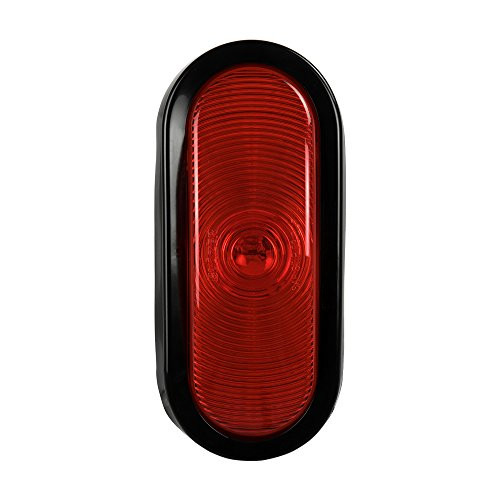 Blazer B85RK Red Sealed 6-Inch Oval Stop/Tail/Turn Light Kit - Pack of 1