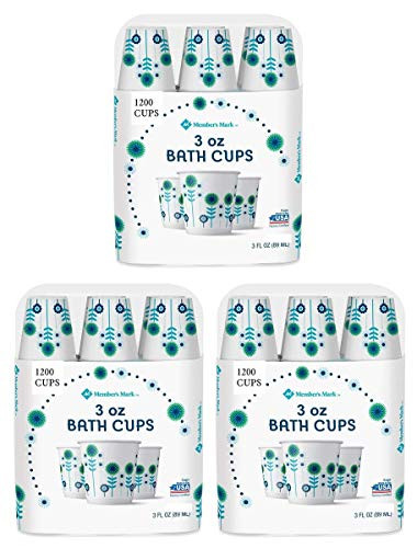 Member s Mark NREFCRAW 3 oz. Bathroom Cup MEGA 2400 - Count