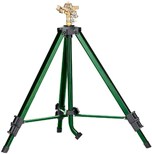 Orbit Heavy Duty Brass Lawn Impact Sprinkler on Tripod Base Water Yard - 58308D