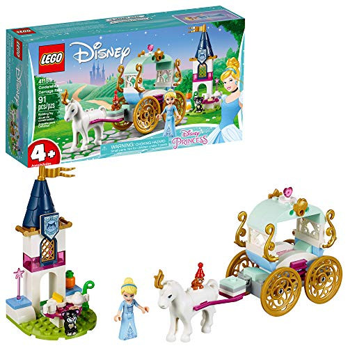 LEGO Disney Cinderella s Carriage Ride 41159 4 plus Building Kit  91 Pieces   Discontinued by Manufacturer