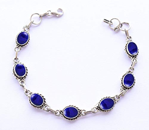 Blue Lapis Lazuli Bracelets Sterling Silver - Lapis Lazuli Bracelets For Women Girl Gifts - Stone Gemstone Bracelets Adjustable Size Blue Lapis Lazuli Bracelets Sterling Silver - Lapis Lazuli Bracelets For Women Girl Gifts - Stone Gemstone Bracelets Adjustable Size