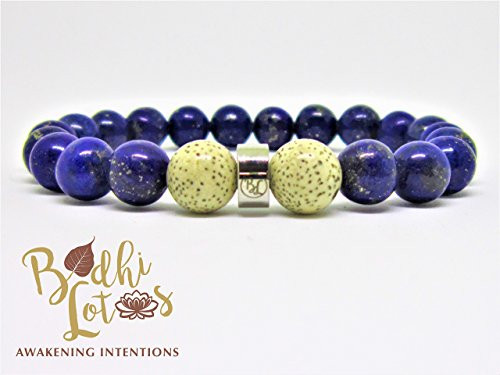 Genuine Lapis Lazuli Bracelet Blue Bracelet Lapis Lazul Minimalist Bracelet Lapis Lazuli Mala Bracelet Lapis Lazuli Jewelry Yoga Meditation and Lotus Seed Genuine Lapis Lazuli Bracelet Blue Bracelet Lapis Lazul Minimalist Bracelet Lapis Lazuli Mala Bracelet Lapis Lazuli Jewelry Yoga Meditation and Lotus Seed