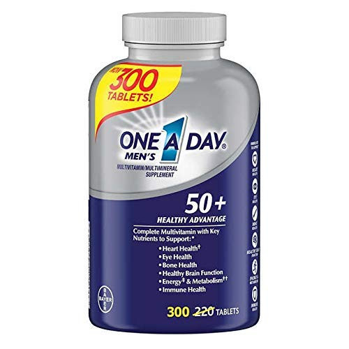 One A Day Men s 50 Plus Advantage Multi-Vitamins 2 Pack - 440 Count Total