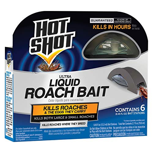 Hot Shot Ultra Liquid Roach Bait HG-95789 Pack of 6 Hot Shot Ultra Liquid Roach Bait HG-95789 Pack of 6