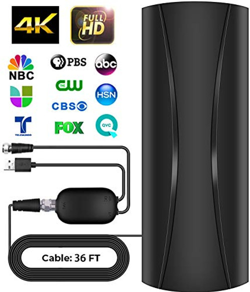 New Type TV Antenna-Detachable Amplified HD Digital Antenna 240 Miles Range Indoor Outdoor TV Antenna-36ft Coaxial Cable Support 4K 1080p and All TV s -Smart Amplifier Signal Booster for Local Channel New Type TV Antenna-Detachable Amplified HD Digital Antenna 240 Miles Range Indoor Outdoor TV Antenna-36ft Coaxial Cable Support 4K 1080p and All TV s -Smart Amplifier Signal Booster for Local Channel