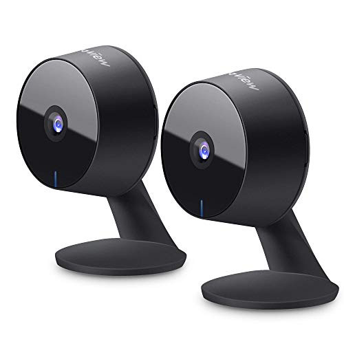 Laview Home Security Camera HD 1080P 2 Pack  Motion DetectionInclude 2 SD Cards32GB Two-Way AudioNight VisionWiFi Indoor Surveillance for Baby petAlexa and GoogleCloud Service  US Server