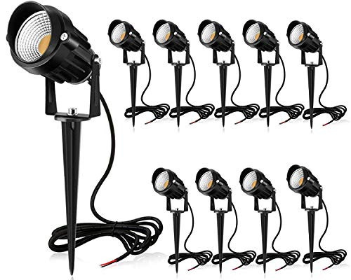 JNMF 10W LED Landscape Lights Pathway Lighting Low Voltage Spotlights Warm White IP66 Waterproof for Driveway Yard Lawn Patio Swimming Pool Outdoor Garden Landscape Lights 10Pack JNMF 10W LED Landscape Lights Pathway Lighting Low Voltage Spotlights Warm White IP66 Waterproof for Driveway Yard Lawn Patio Swimming Pool Outdoor Garden Landscape Lights 10Pack