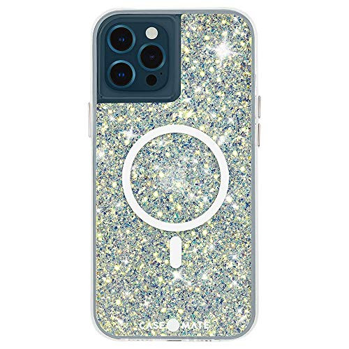 Case-Mate - Twinkle - Case for iPhone 12 Pro Max  5G  - Compatible with MAGSAFE Accessories  and  Charging - 10 ft Drop Protection - 6.7 Inch - Stardust