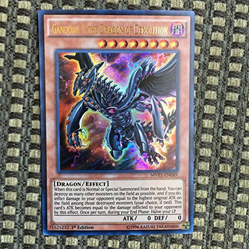 YU-GI-OH - Gandora-X The Dragon of Demolition  MVP1-EN049  - The Dark Side of Dimensions Movie Pack - 1st Edition - Ultra Rare
