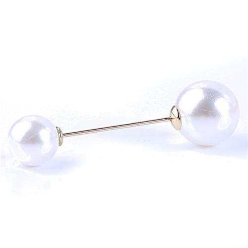 Underleaf Fashion Brooch Pins for Women Pearl Safety Pin Wedding Decoration Shawl Collar Shirt Pin Buttons Sweater Brooches