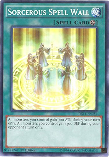 YU-GI-OH - Sorcerous Spell Wall  YS14-EN021  - Super Starter - Space-Time Showdown - 1st Edition - Common
