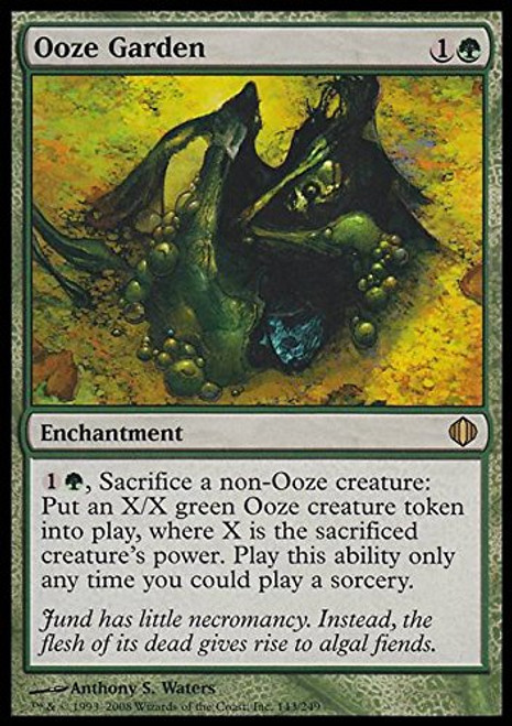 Magic The Gathering - Ooze Garden - Shards of Alara - Foil Magic The Gathering - Ooze Garden - Shards of Alara - Foil