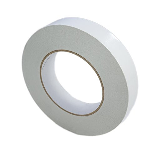 BEST 1" Ultra-Thin Permanent Double-Sided Tape for Arts, Crafts, Photography, Scrapbooking, Tear-by-hand, Paper Backing (1-Inch by 164-Feet/55 Yards)