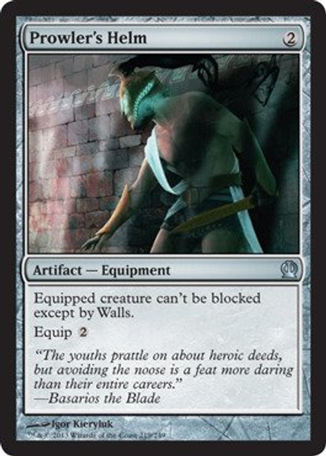 Magic The Gathering - Prowler39s Helm 219 249 - Theros - Foil Magic The Gathering - Prowler39s Helm 219 249 - Theros - Foil