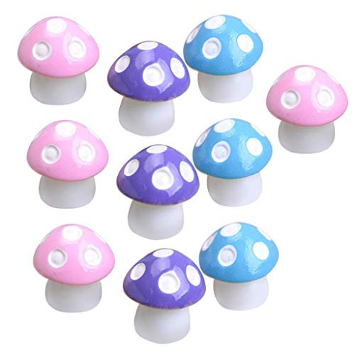 Gilroy 10pcs Mini Mushrooms Miniature Figurines Fairy Garden Accessories Fairy Garden Supplies Micro Landscape - Plant Pots Bonsai Craft Decor Gilroy 10pcs Mini Mushrooms Miniature Figurines Fairy Garden Accessories Fairy Garden Supplies Micro Landscape - Plant Pots Bonsai Craft Decor
